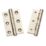 Smith & Locke Satin Nickel  Ball Bearing Hinges 76mm x 50.8mm 2 Pack