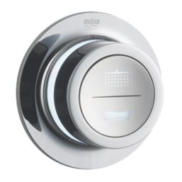 Mira Mode Dual Gravity-Pumped Rear-Fed Chrome Thermostatic Digital Bath/Shower Mixer