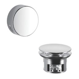 Mira Mode Dual Gravity-Pumped Rear-Fed Chrome Thermostatic Digital Bath/Shower Mixer