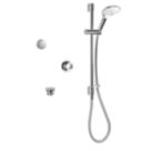 Mira Mode Dual Gravity-Pumped Rear-Fed Chrome Thermostatic Digital Bath/Shower Mixer