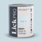 LickPro Max+ 1Ltr Blue 15 Matt Emulsion  Paint