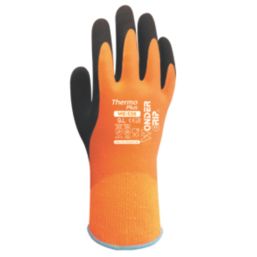 Wonder Grip WG-338 Thermo Plus Thermal Waterproof Gloves Orange Large