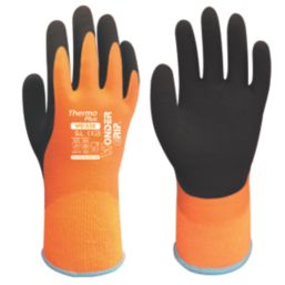 Wonder Grip WG-338 Thermo Plus 9 Thermal Waterproof Gloves Orange Large