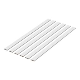 MDF Shaker Wall Panelling 63mm x 9mm x 1200mm 6 Pack