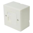 Philex Cat 6 1 Port RJ45 Ethernet Socket White