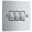 LAP  10AX 3-Gang 2-Way Light Switch  Polished Chrome