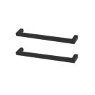 Essentials Golpar D Handles Matt Black 169mm 2 Pieces