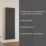 Azur Horizon 1800mm x 565mm 4214BTU Black Vertical Aluminium Radiator