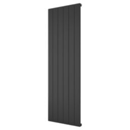 Azur Horizon 1800mm x 565mm 4214BTU Black Vertical Aluminium Radiator