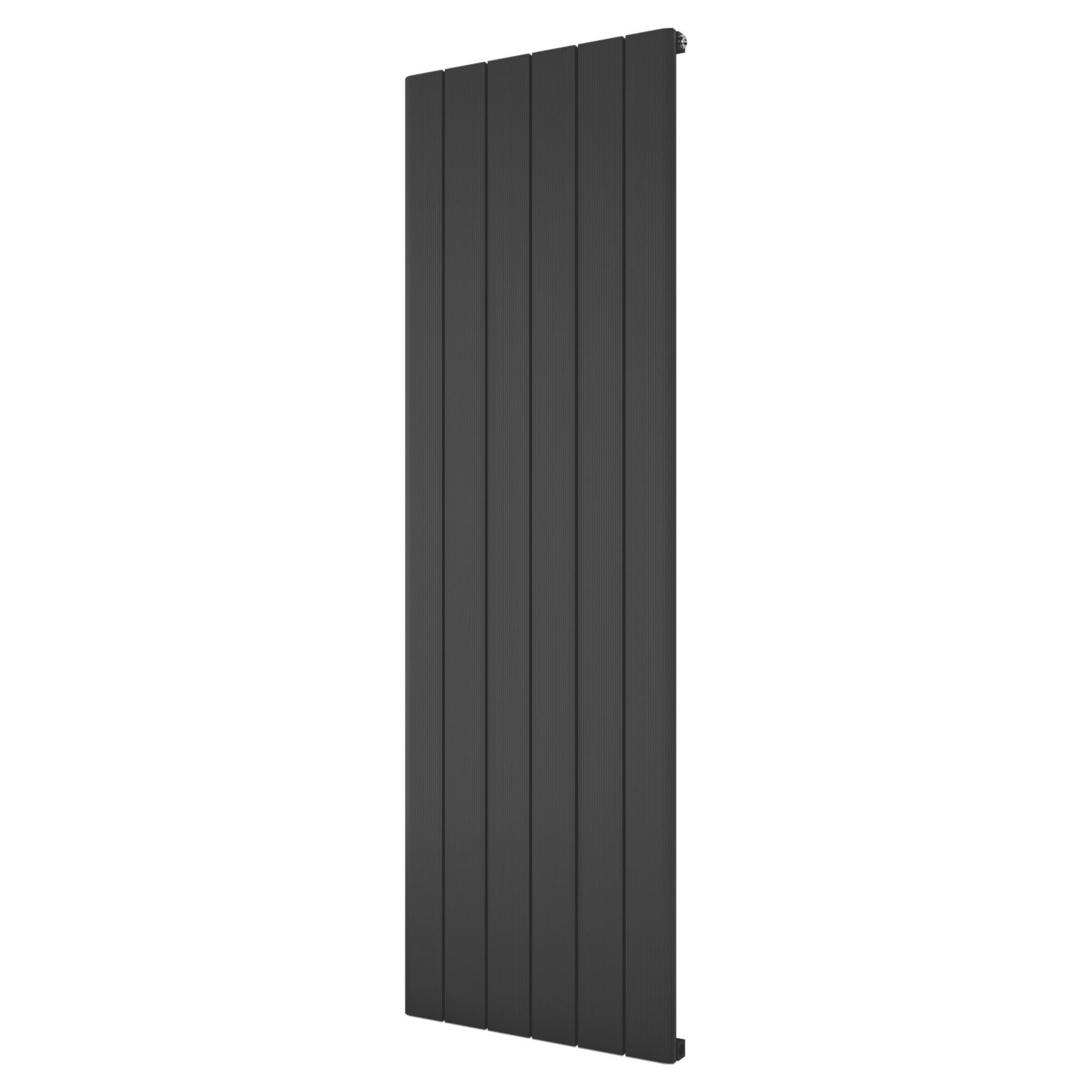 Azur Horizon 1800mm x 565mm 4214BTU Black Vertical Aluminium Radiator (789AC)
