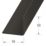 Essentials Black Corner Profile 1m x 10mm x 10mm