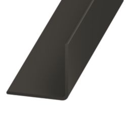 Essentials Black Corner Profile 1m x 10mm x 10mm