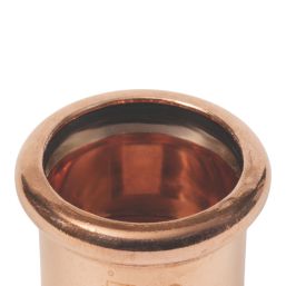 Flomasta  Copper Press-Fit Equal M-Profile Straight Couplers 28mm 2 Pack