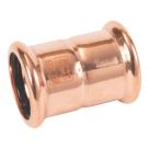 Flomasta  Copper Press-Fit Equal M-Profile Straight Couplers 28mm 2 Pack