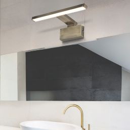 LAP Craven 300mm LED Mirror Light Antique Brass 9W 900lm