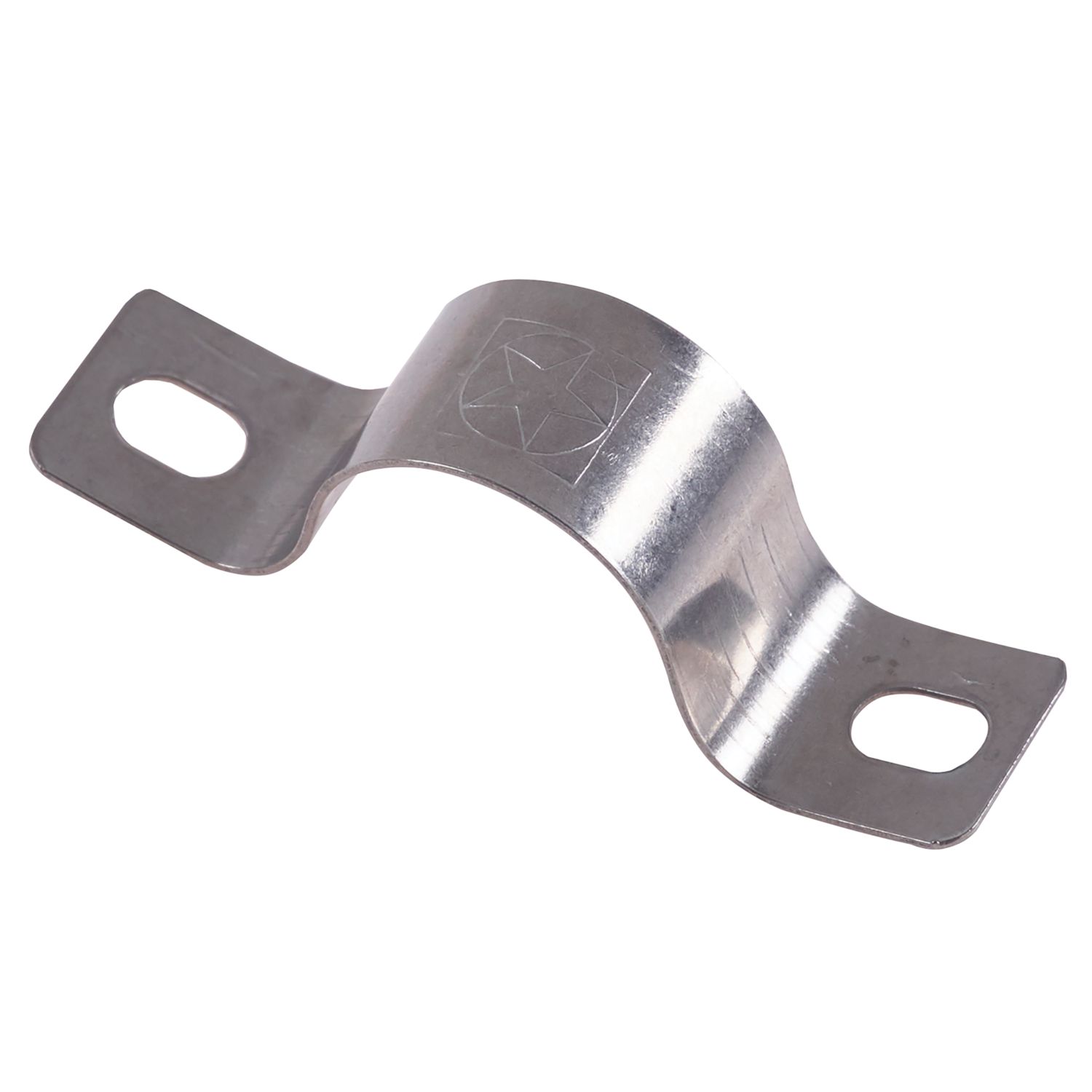 Schneider Electric Stainless Steel Conduit Saddles 20mm Silver 100 Pack (789HF)