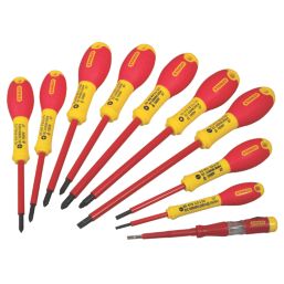 Stanley FatMax 5-62-573 Mixed  VDE Screwdrivers 10 Piece Set