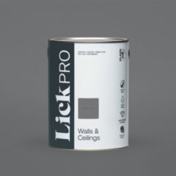 LickPro  5Ltr Grey 10 Eggshell Emulsion  Paint