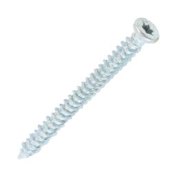 Timco  TX Flat Self Tapping Concrete Screws 7.5mm x 80mm 100 Pack