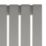 Time Lunar 2000mm x 240mm 2646BTU Matt Chrome Vertical Designer Radiator