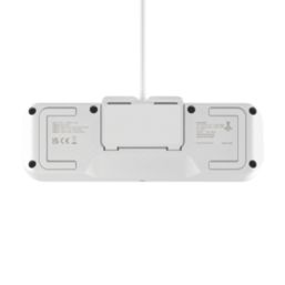 Masterplug 13A 2-Gang Switched Surge-Protected Extension Lead + 3.25A 3-Outlet Type A & C USB Charger Matt White 2m