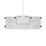 Masterplug 13A 2-Gang Switched Surge-Protected Extension Lead + 3.25A 3-Outlet Type A & C USB Charger Matt White 2m