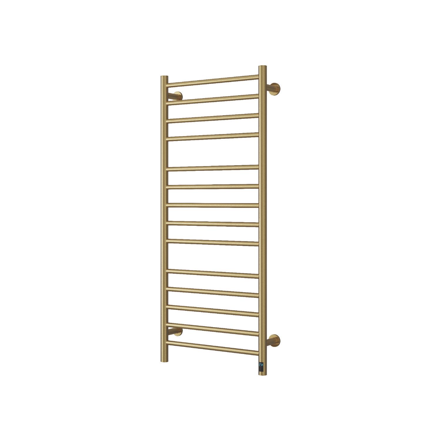 Reina 1200mm x 500mm 495BTU Brass Flat Electric Towel Radiator (789LG)