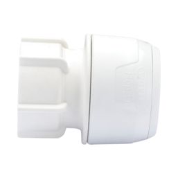 Hep2O  Plastic Push-Fit Straight Keyless Tap Connector 22mm x 3/4"