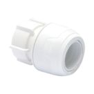 Hep2O  Plastic Push-Fit Straight Keyless Tap Connector 22mm x 3/4"