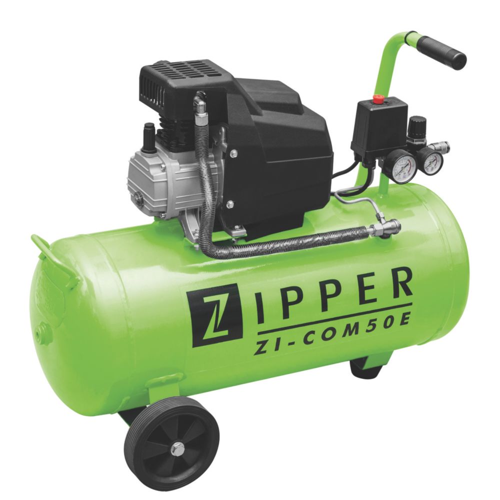 Zipper ZI-COM50E 50Ltr Brushless Electric Air Compressor Screwfix - 230V