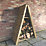 Shire Small Triangular 2' 6" x 1' 6" (Nominal) Timber Log Store