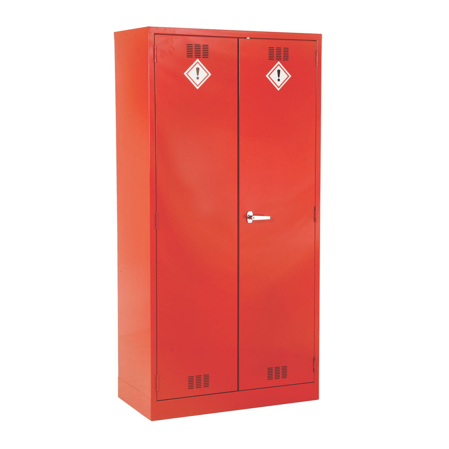Barton 3-Shelf Pesticide Cabinet Red 915mm x 457mm x 1829mm (789VV)