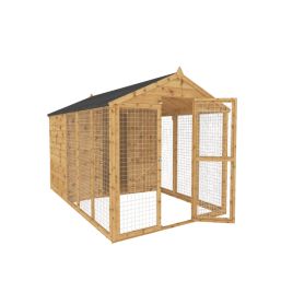 Mercia Staffordshire 6' x 10' (Nominal) Apex Shiplap T&G Timber Dog Kennel
