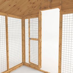 Mercia Staffordshire 6' x 10' (Nominal) Apex Shiplap T&G Timber Dog Kennel