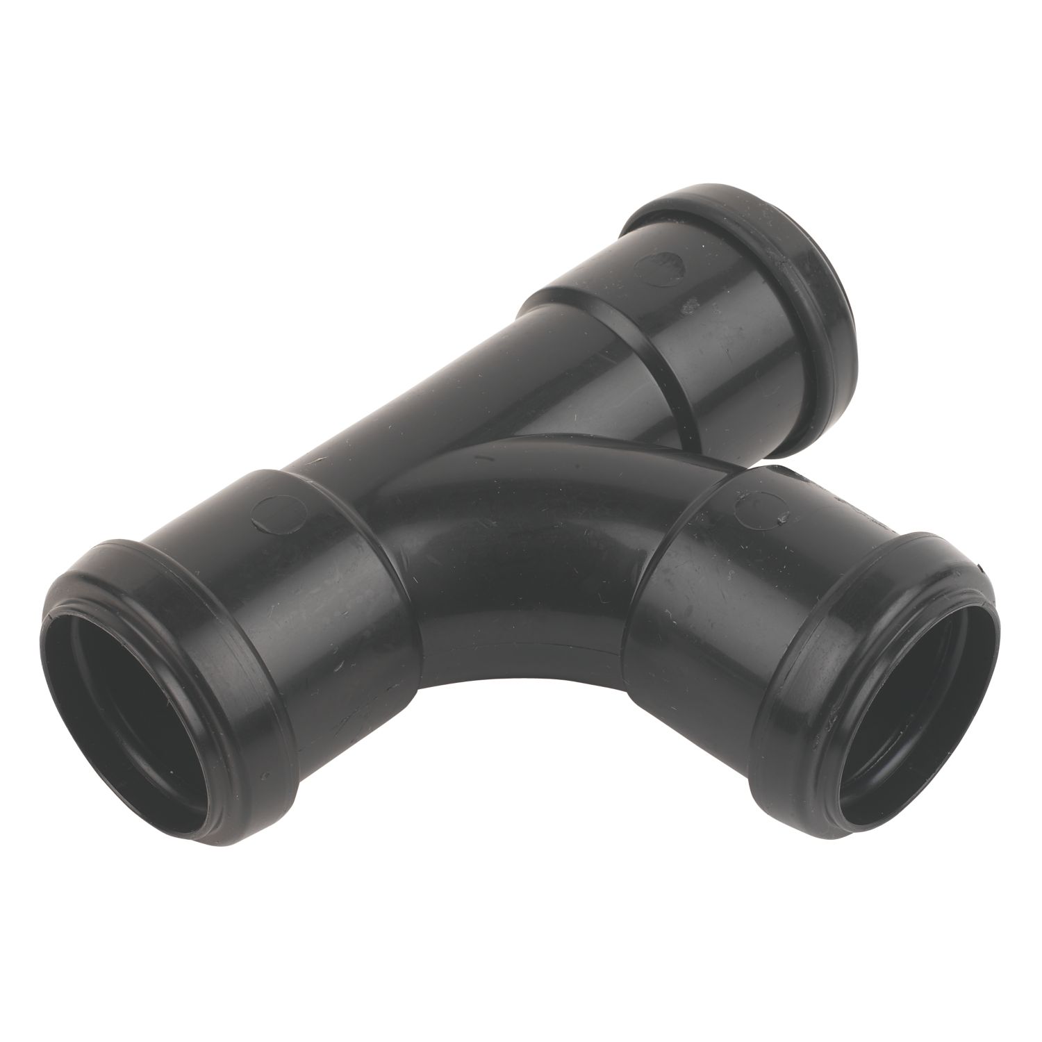 FloPlast Push-Fit Equal Tee Black 32mm (79002)