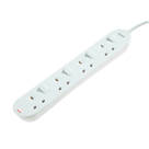 Masterplug 13A 4-Gang Switched  Extension Lead  2m