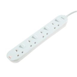 Masterplug 13A 4-Gang Switched  Extension Lead  2m