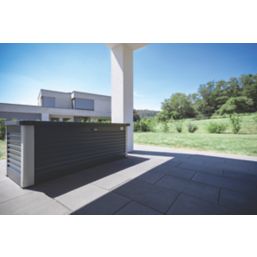 Trimetals  850Ltr 6' x 2' 6" (Nominal) Metal Garden Storage Box Anthracite