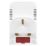 Masterplug 13A Fused 3-Way Surge-Protected Plug Adaptor White