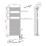 Flomasta 1600mm x 600mm 1706BTU Chrome Curved Electric Towel Radiator