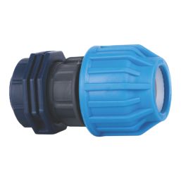 Flomasta  MDPE Copper Adaptor 25mm x 22mm