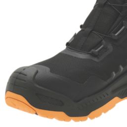 DEWALT Mclaren Downforce Size 11  Black/Orange Waterproof  Safety Boots