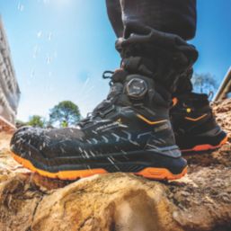 DEWALT Mclaren Downforce Size 11  Black/Orange Waterproof  Safety Boots