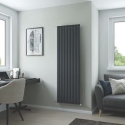 Ximax Ramsay 1800mm x 555mm 4447BTU Anthracite Vertical Designer Radiator