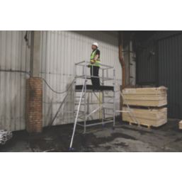 Werner Pro Plus Single Depth Aluminium Tower  0.6m x 1.5m x 1.65m