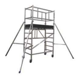 Werner Pro Plus Single Depth Aluminium Tower  0.6m x 1.5m x 1.65m