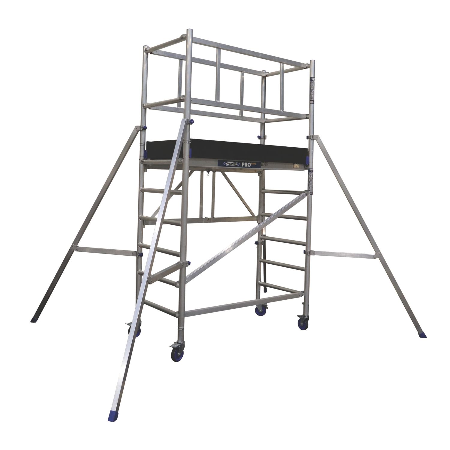 Werner Pro Plus Single Depth Aluminium Tower 0.6m x 1.5m x 1.65m (790HA)