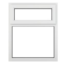 Crystal  Top Opening Clear Triple-Glazed Casement White uPVC Window 905mm x 1115mm