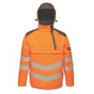 Regatta Tactical Hi-Vis Bomber Jacket Orange/Grey 2X Large 57" Chest