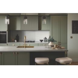Wilsonart Omega Classic Paros Postformed Matt White Marble Effect Laminate Breakfast Bar 3000mm x 900mm x 20mm